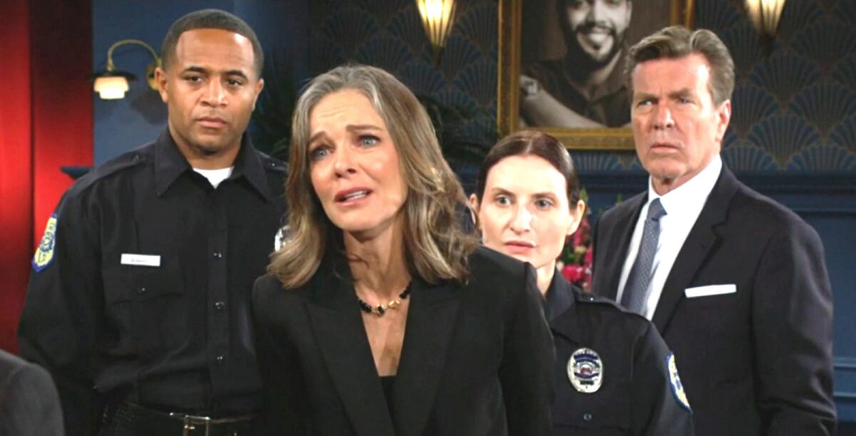 diane jenkins got arrested on the young and the restless recap for april 13, 2023.