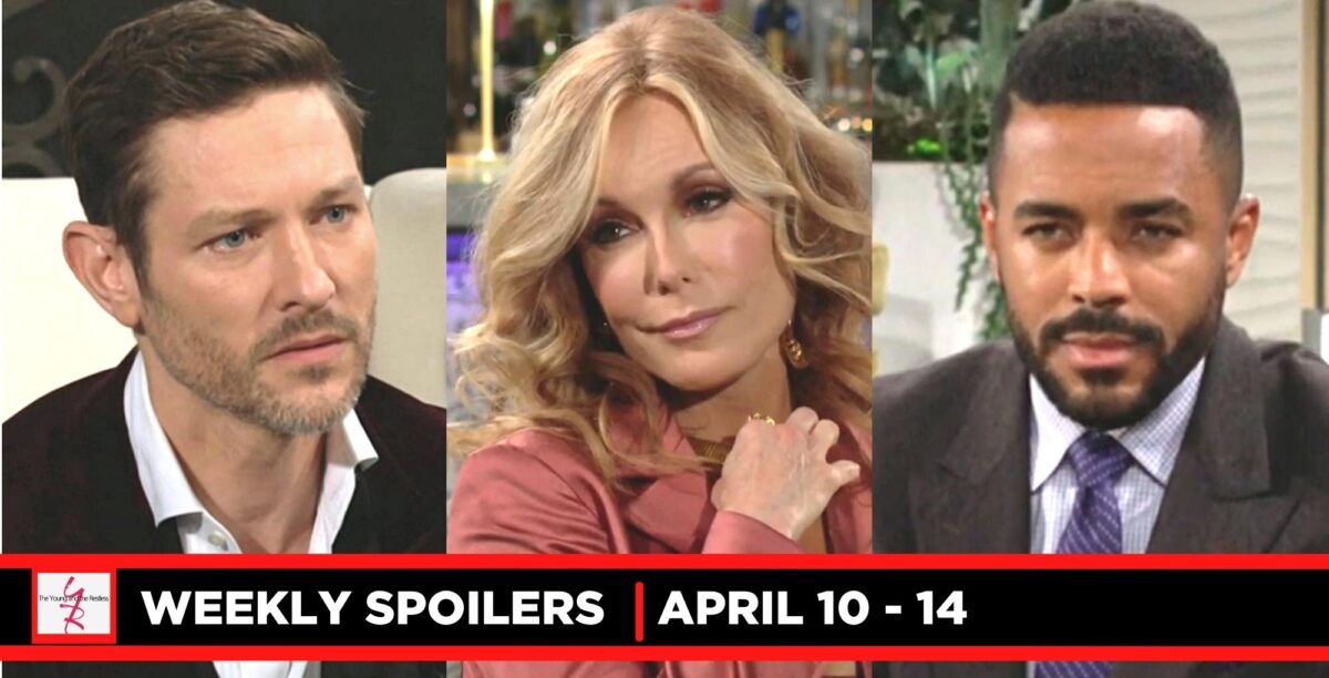 the young and the restless spoilers for april 10 – april 14, 2023, three images daniel, lauren, and nate