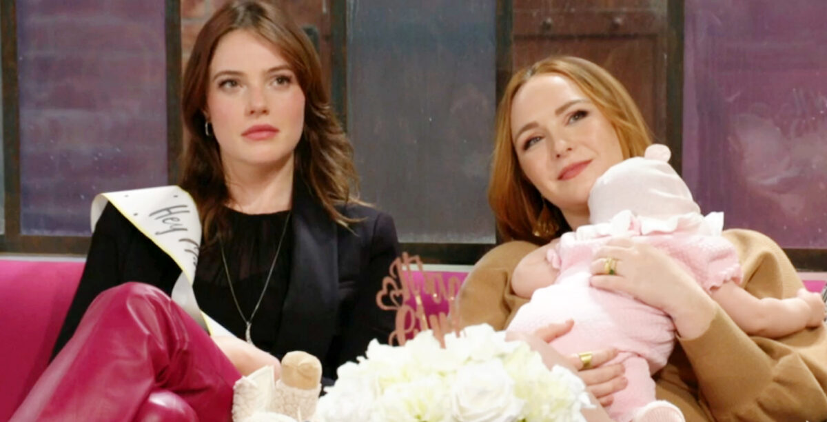young and the restless baby shower for tessa, mariah, and aria.