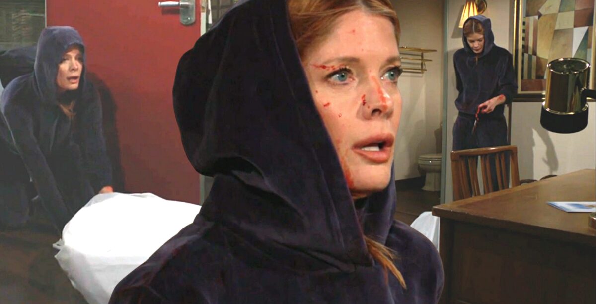 phyllis summers killed jeremy in a bloody mess on young and the restless.