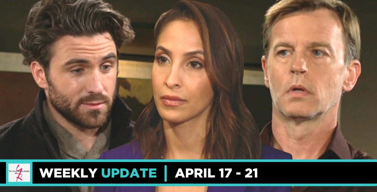 chance, lily, and tucker prepare for a big week in y&r spoilers.