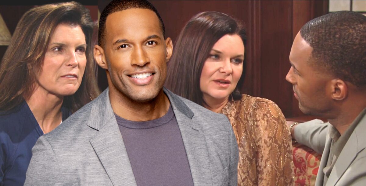 lawrence saint-victor believes in carter and katie and knows sheila is bad news.