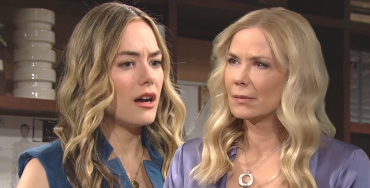 hope logan spencer and brooke logan like mother like daughter on bold and the beautiful.