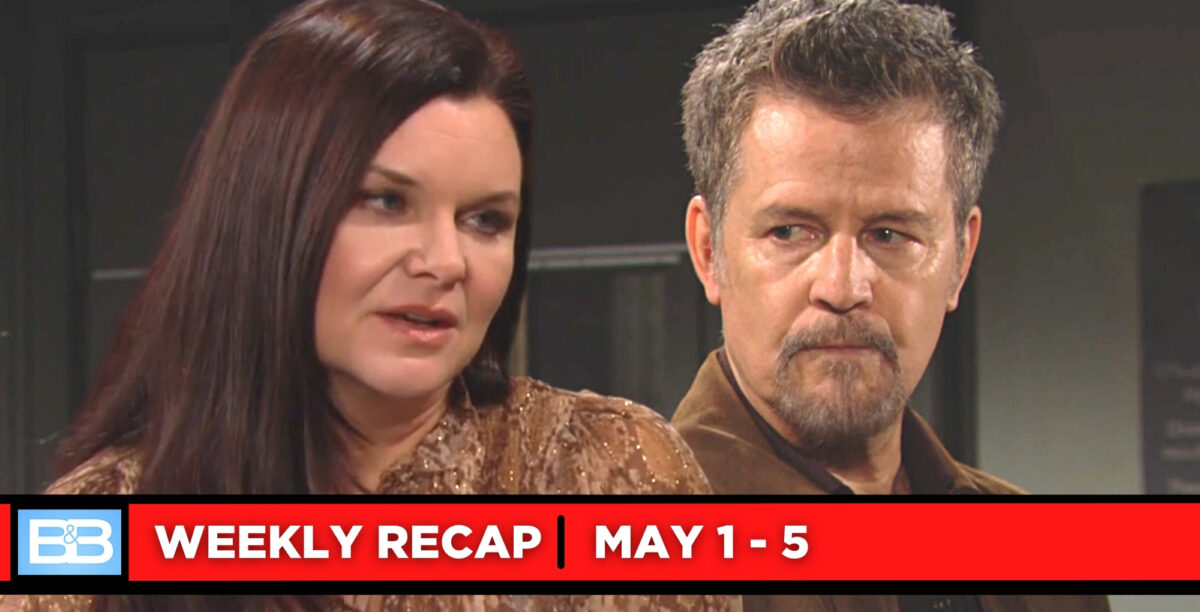 the bold and the beautiful recaps for may 1 – may 5, 2023, two images katie and jack.