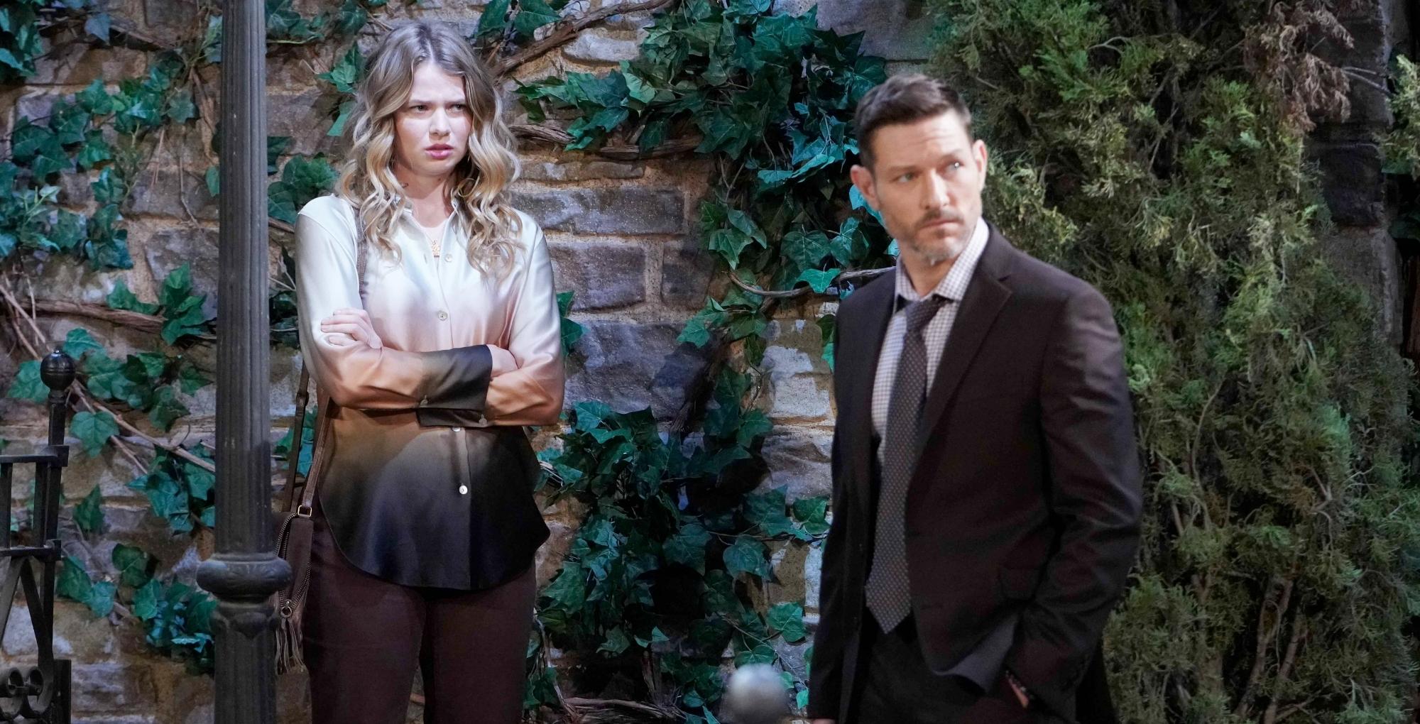 summer newman and daniel romalotti argue in the young and the restless recap for may 8, 2023.