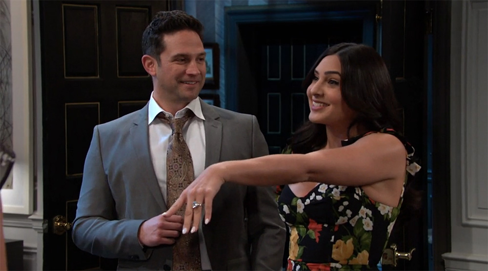 days of our lives recap for friday, may 19, 2023, has gabi showing off her engagement ring from stefan.