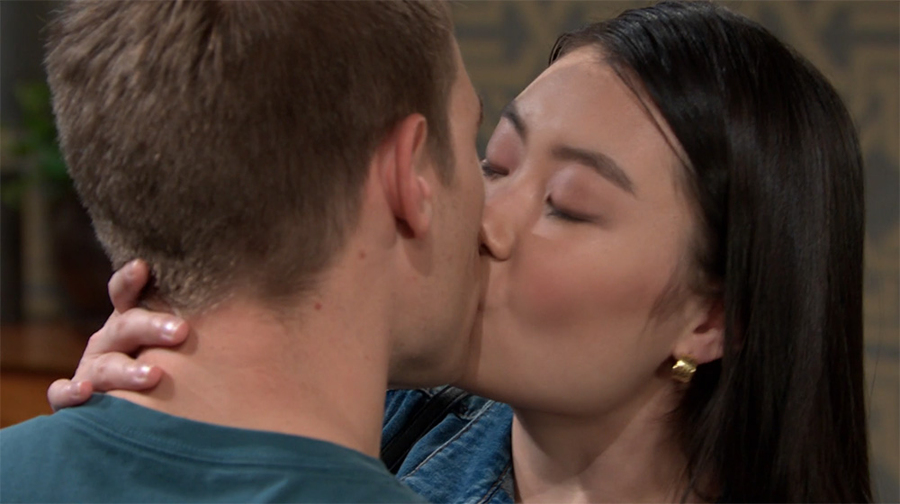 days of our lives recap for tuesday, may 9, 2023, has tripp kissing wendy.