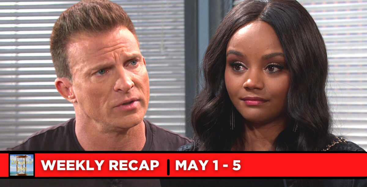 days of our lives recaps for may 1 – may 5, 2023, two images harris and chanel.