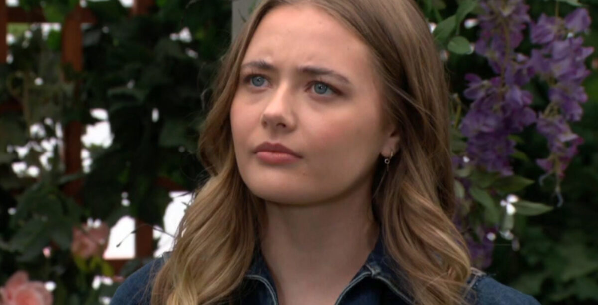faith newman in the park on young and the restless.