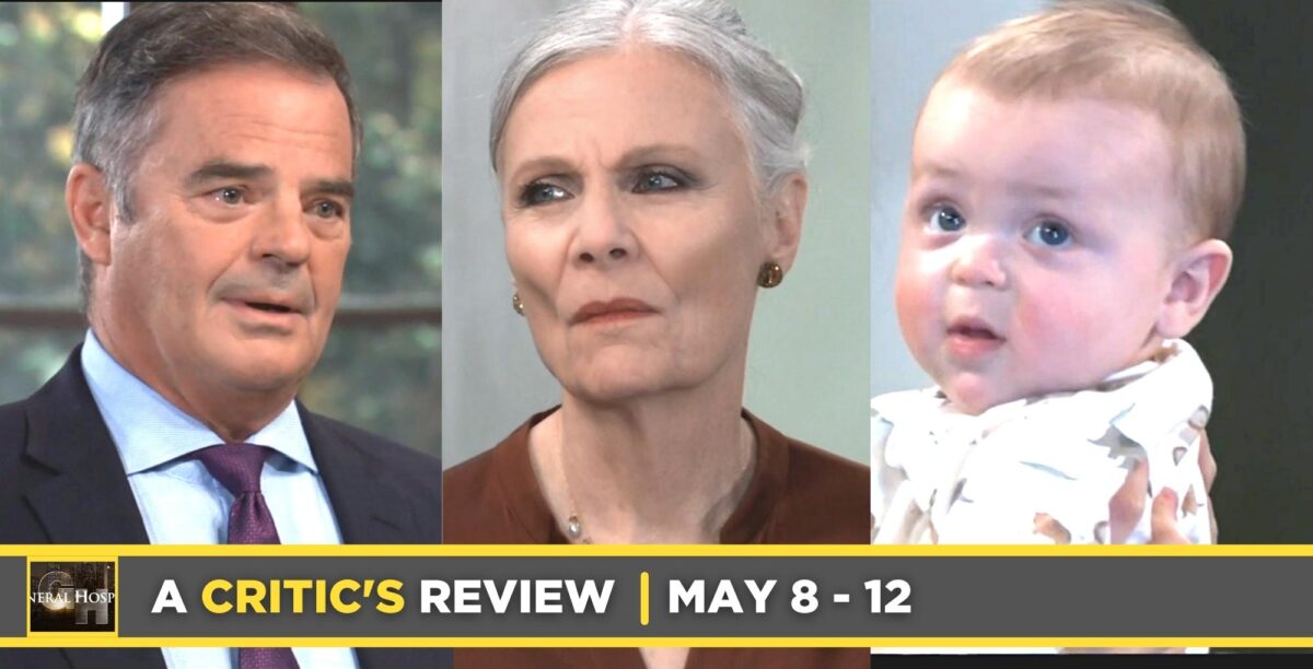 general hospital critic's review for may 8 – may 12, 2023, three images, ned, tracy, and ace