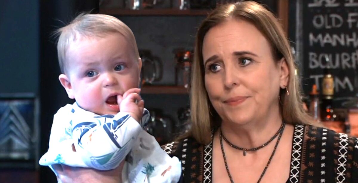 baby ace and laura collins on general hospital.