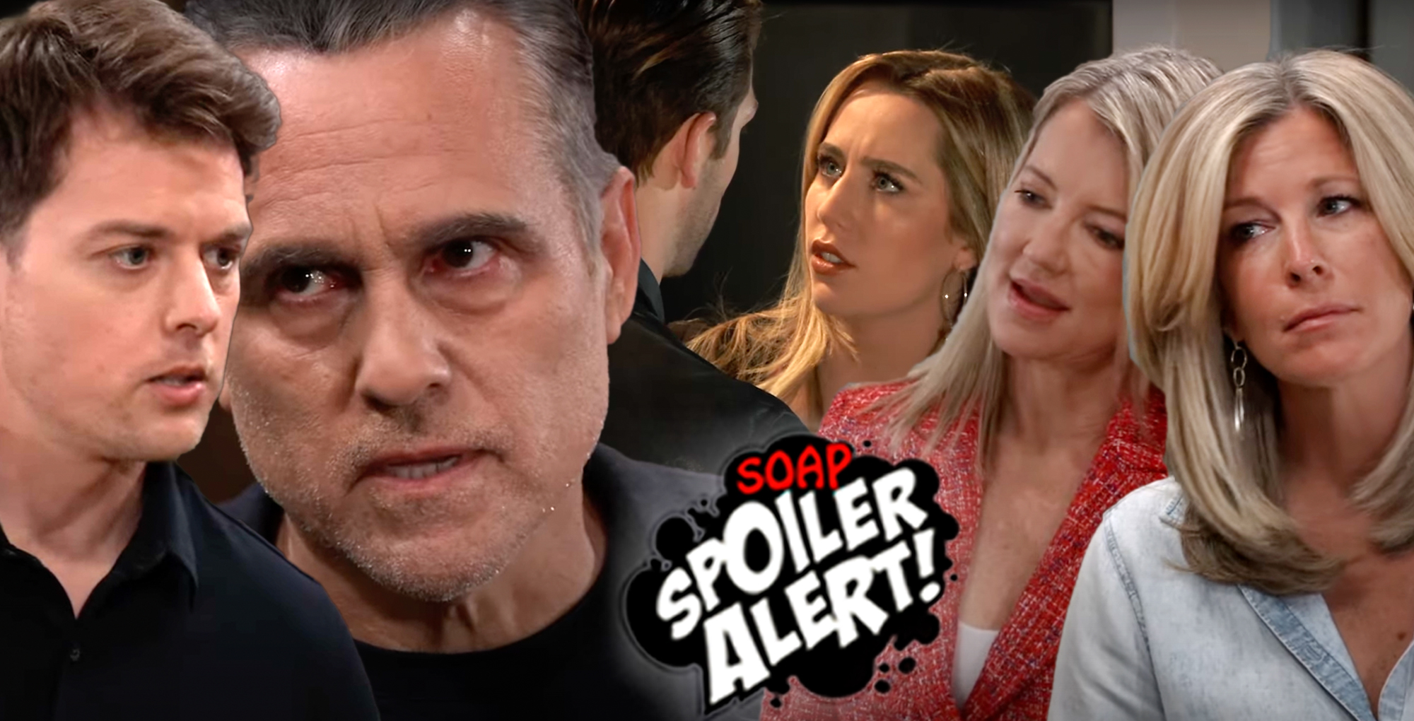 gh spoilers video collage michael, sonny, dex, joss, nina, carly.
