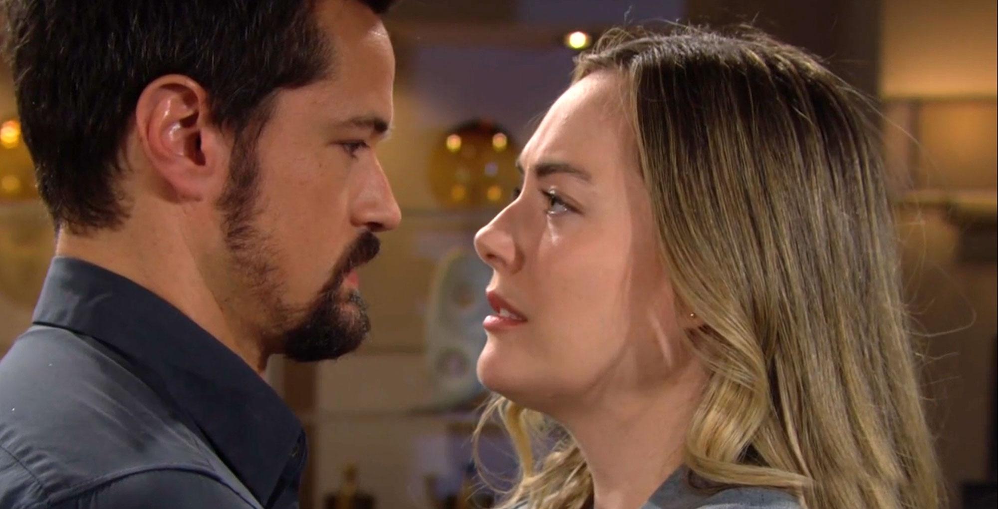 the bold and the beautiful recap for friday, may 12, 2023, thomas and hope logan too close for comfort.