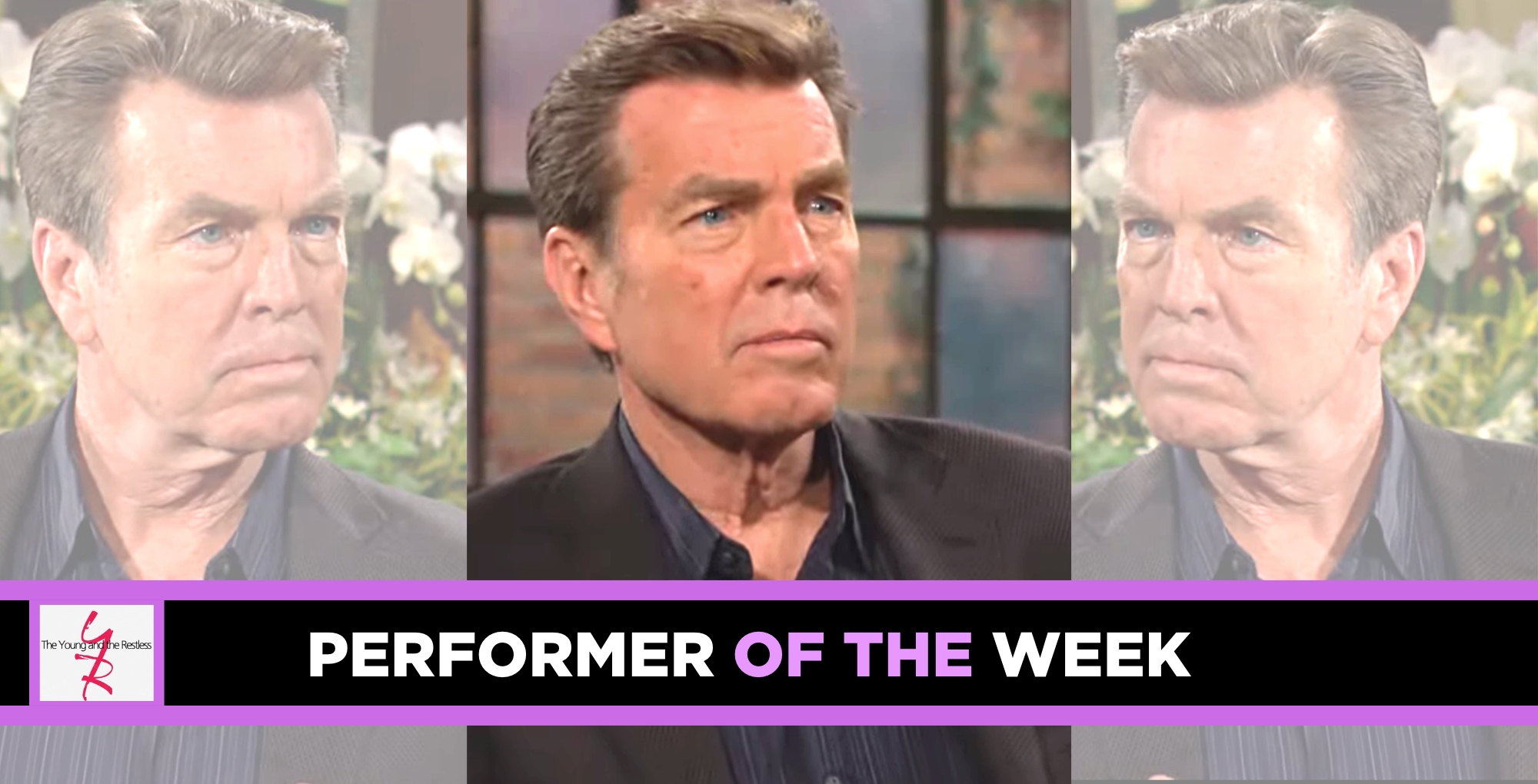 peter bergman performer of the week the young and the restless
