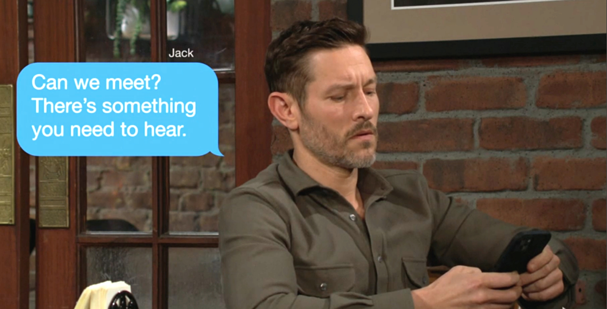 daniel romalotti sends a text on the young and the restless recap for may 11, 2023.