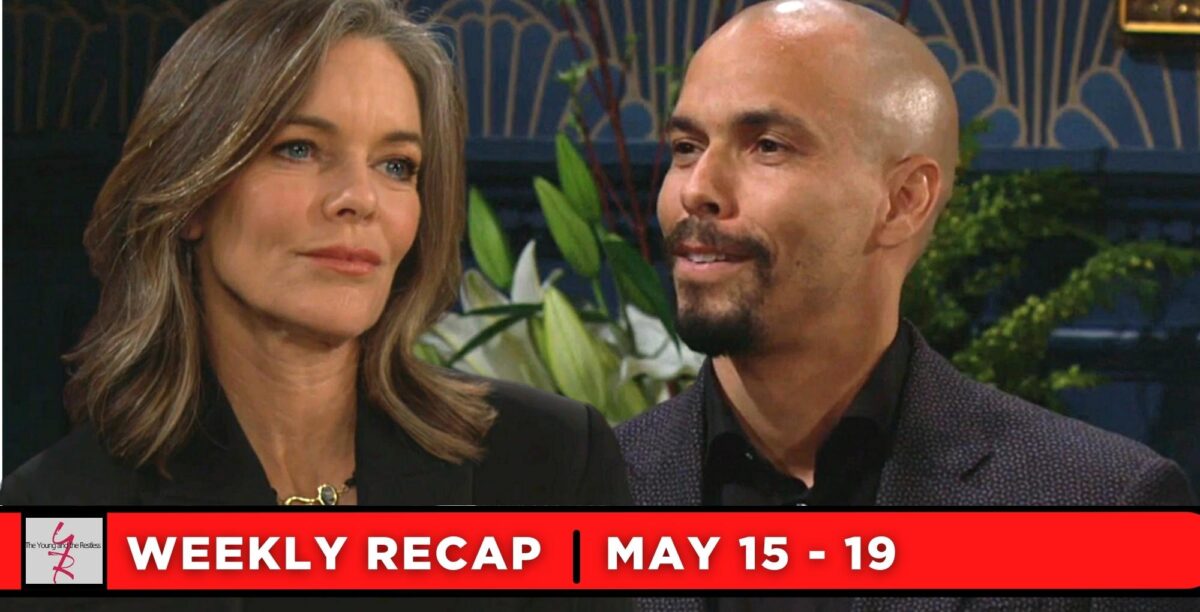 the young and the restless recaps for may 15 – may 19, 2023, two images diane and devon.
