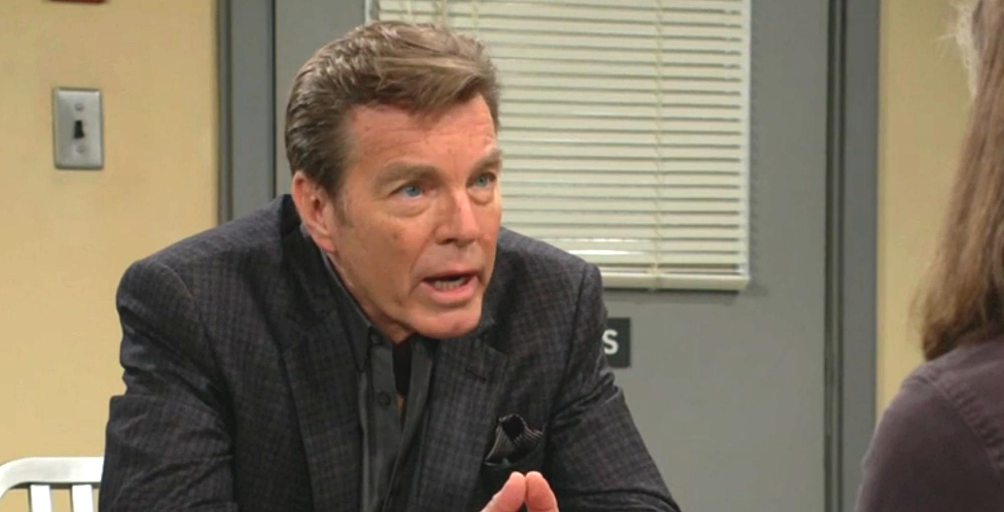 the young and the restless spoilers for may 3, 2023, has jack abbott ready to tell his news.
