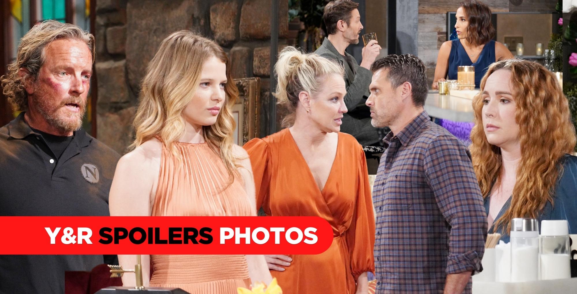 y&r spoilers photos collage for wednesday, june 14.