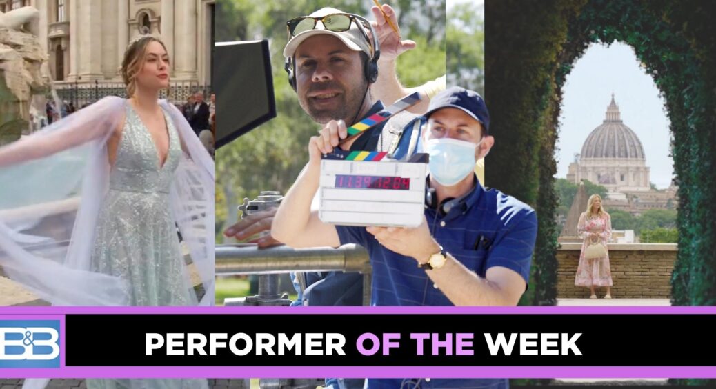 Soap Hub Performer Of The Week For B&B: Director Casey Kasprzyk, Rome Remote