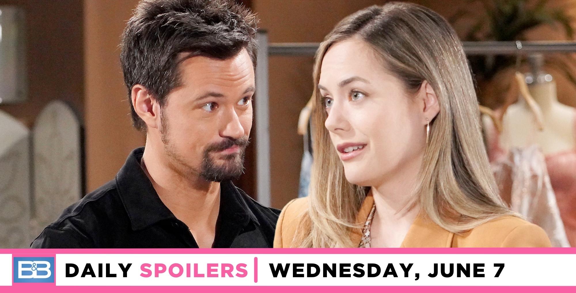 Bold And The Beautiful Spoilers: Hope Tries To Assure Thomas