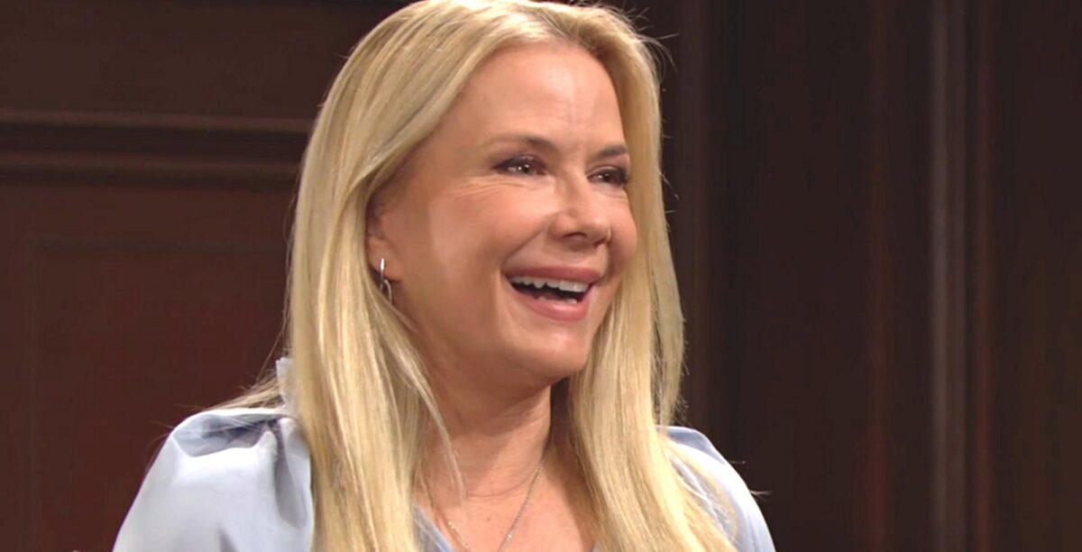 brooke logan told eric forrester and donna logan the good news in the bold and the beautiful recap for june 27, 2023.