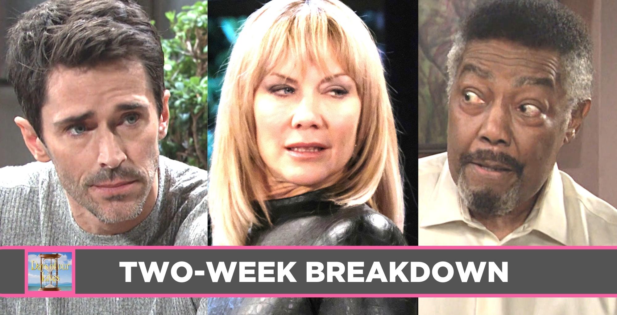 days of our lives two-week breakdown spoilers