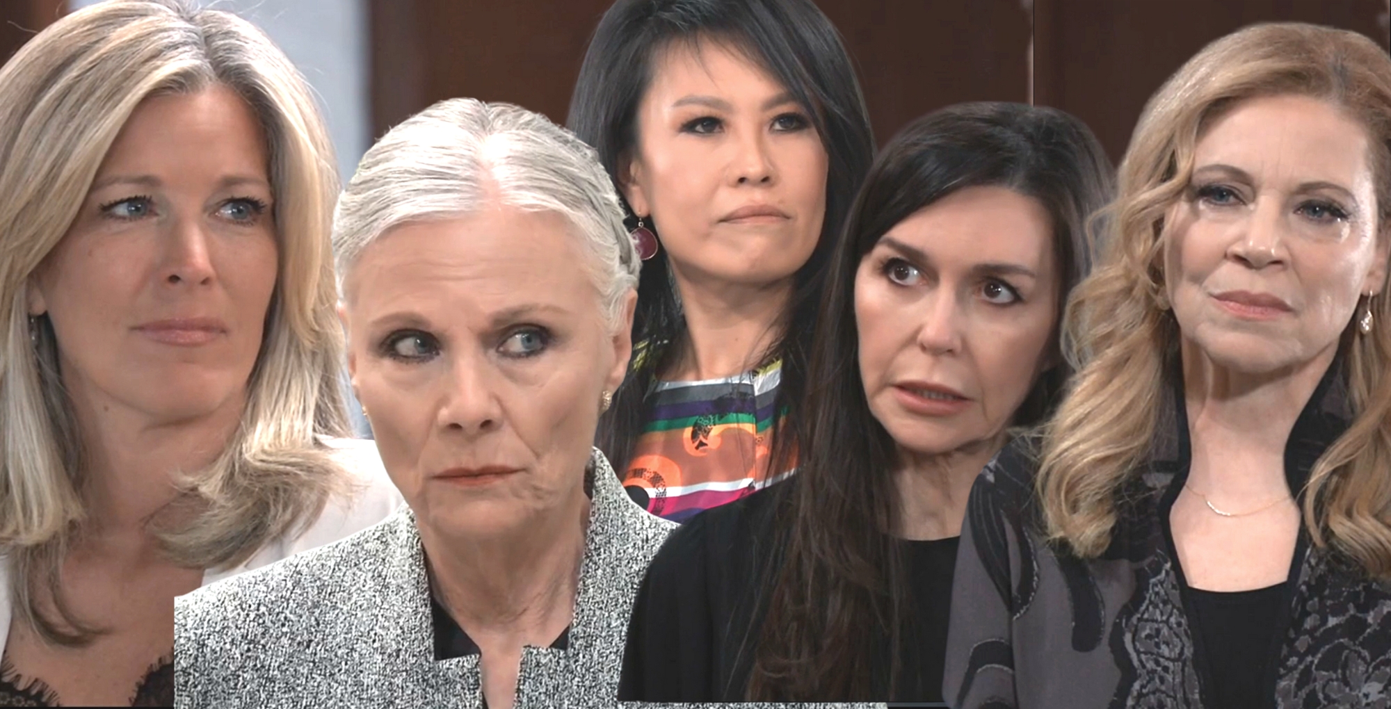 carly, tracy, anna, selina, and liesl are fearsome general hospital women.