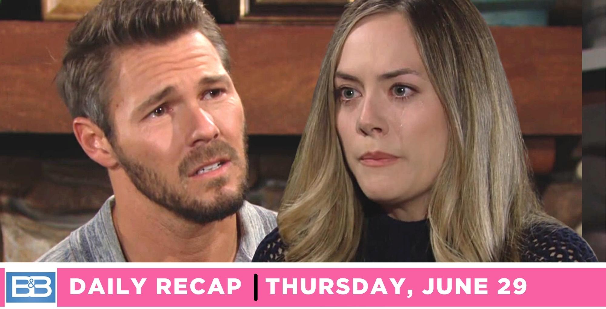 The Bold And The Beautiful Recap: Hope Logan Threw Liam’s Cheating Past ...