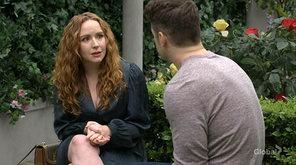 mariah gives kyle advice on young and the restless.