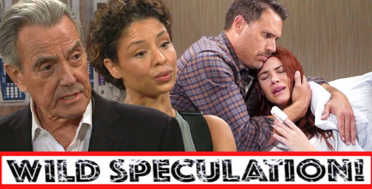 victor, elena, nick, and sally are in a y&r spoilers wild speculation.