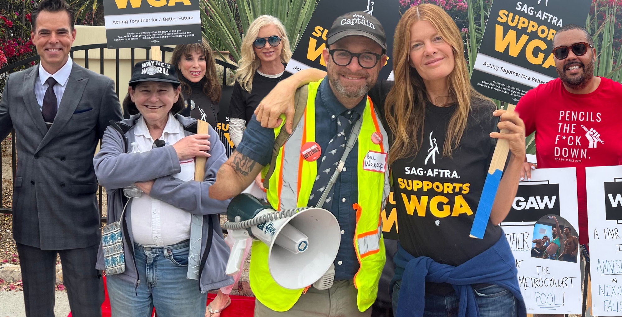 soap opera actors support striking writers.