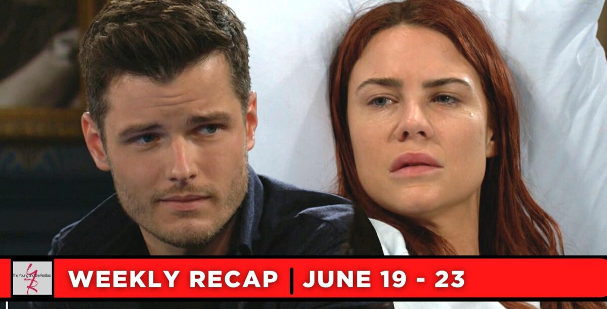 the young and the restless recaps for june 19 – june 23, 2023, two images kyle and sally.