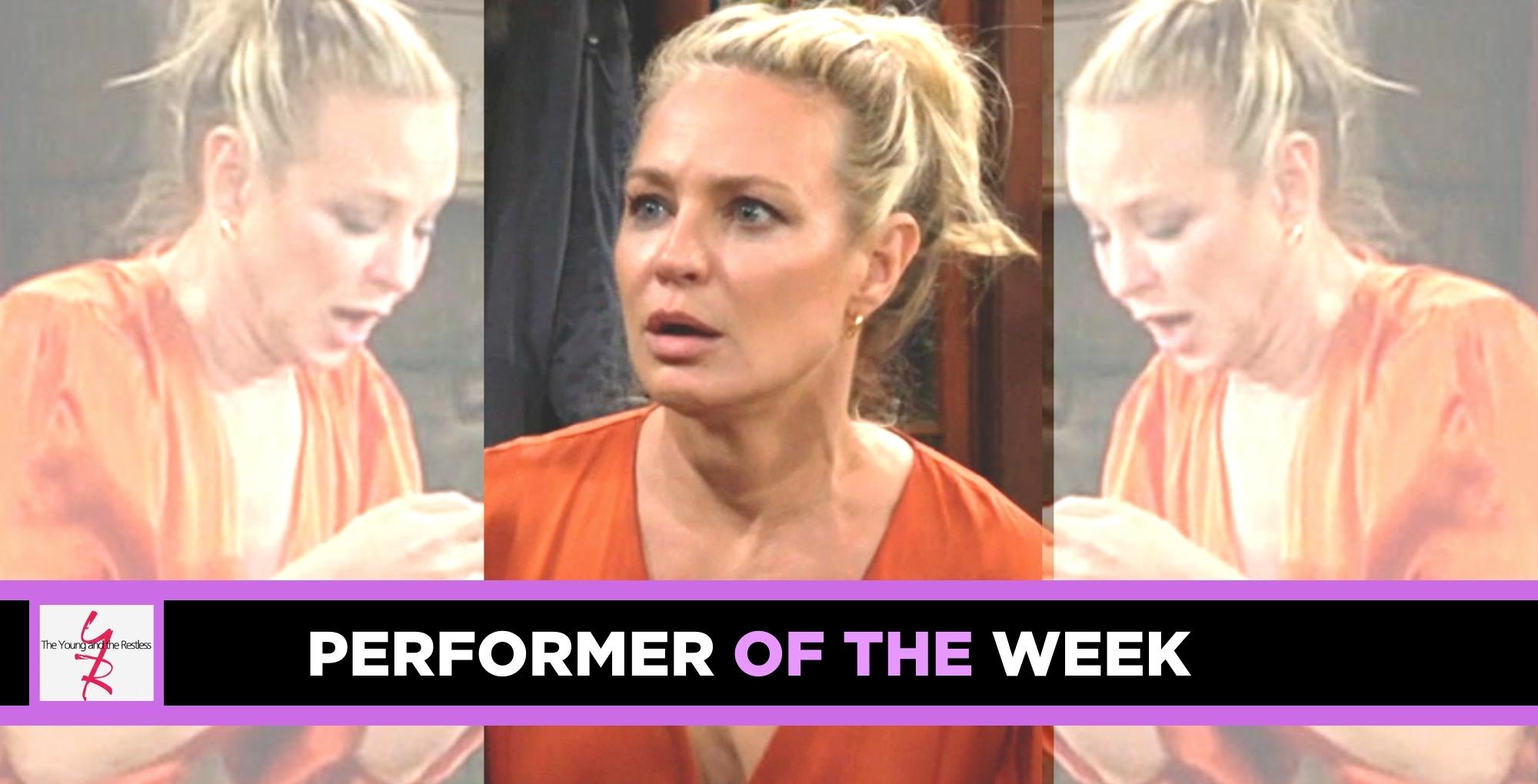 sharon case the young and the restless performer of the week