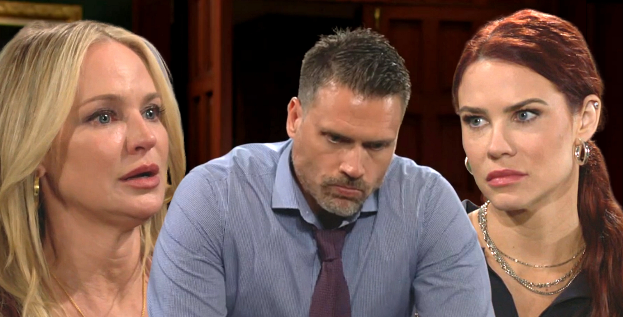 nick newman is torn between sharon and sally on young and the restless.
