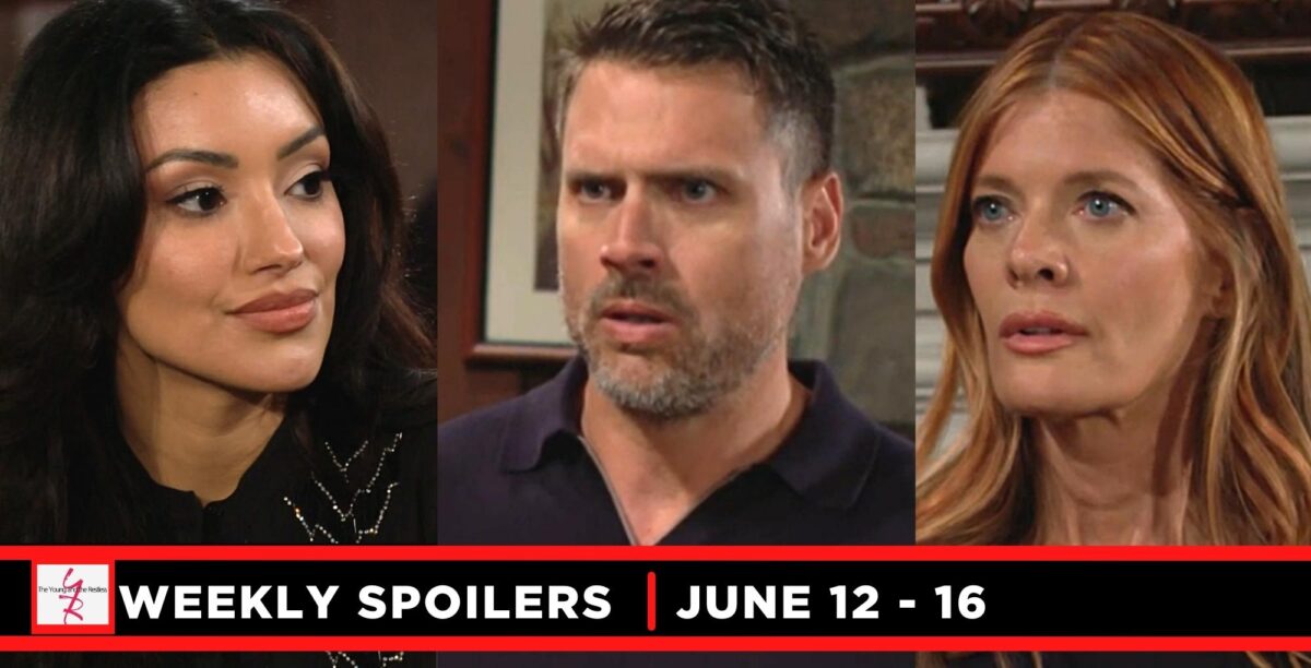 the young and the restless spoilers for june 12 – june 16, 2023, three images audra, nick, and phyllis.