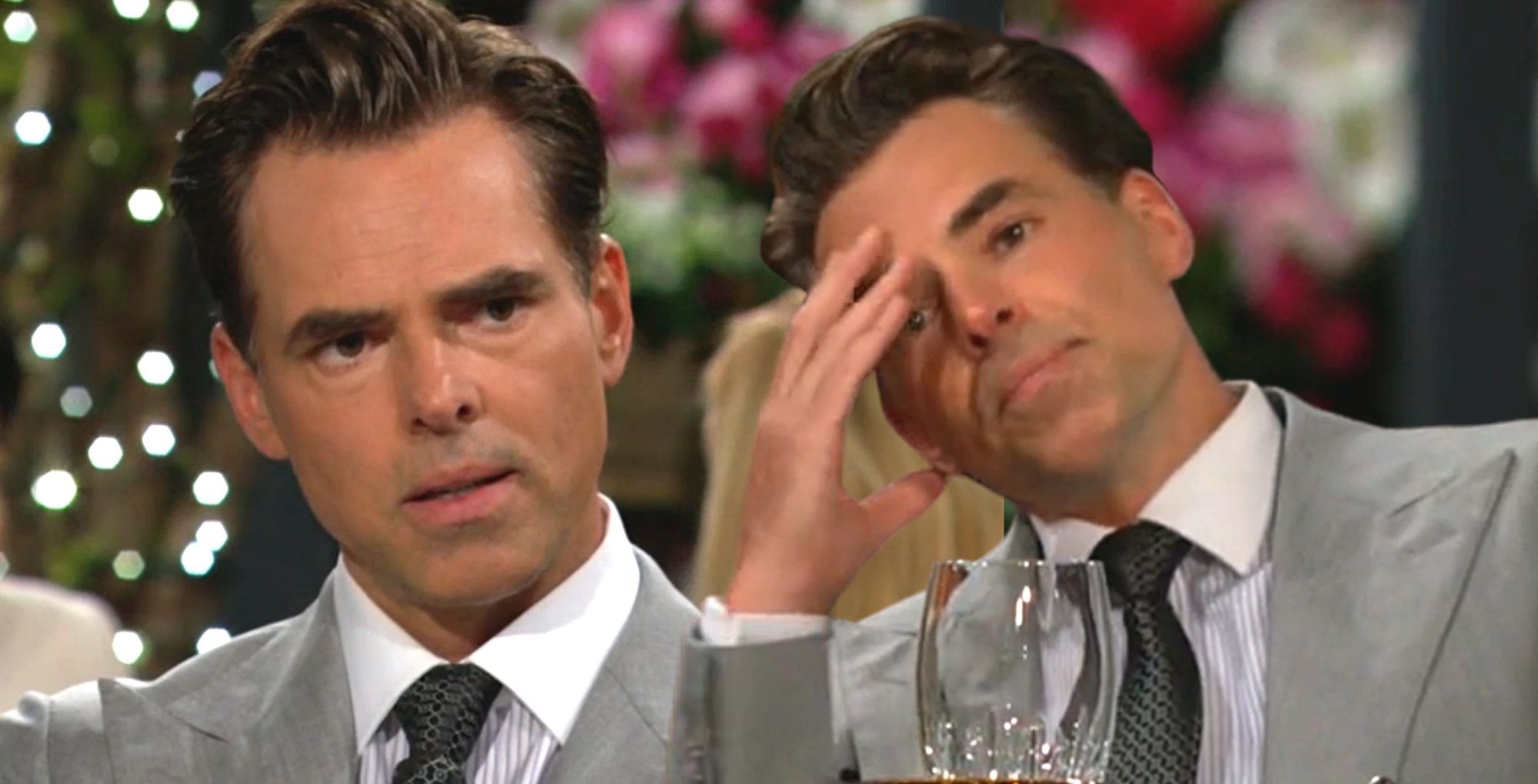 billy abbott double image on the young and the restless.