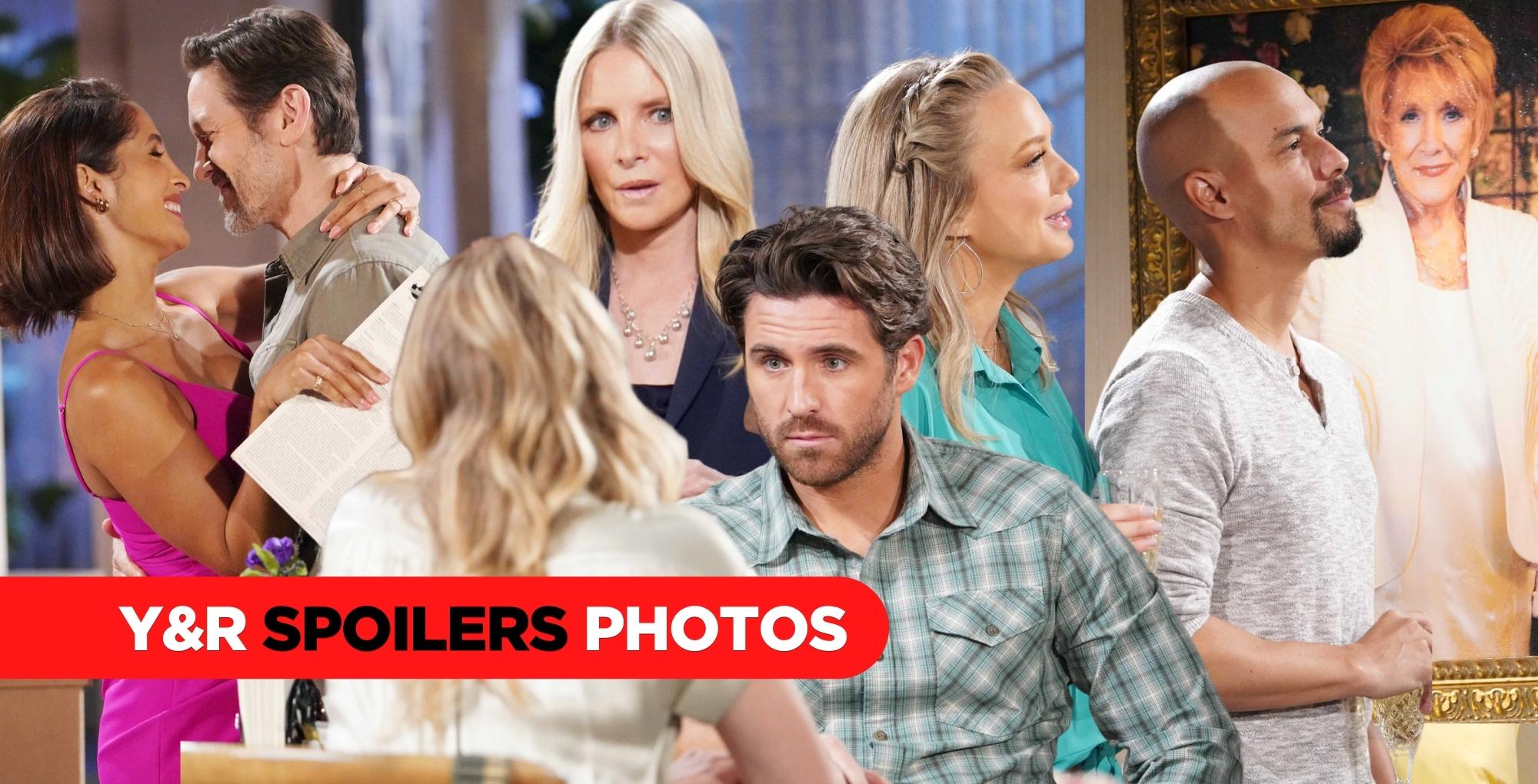 y&r spoilers photos collage.