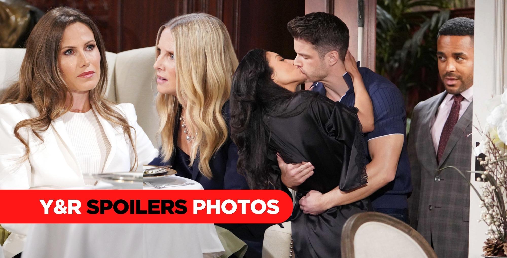 y&r spoilers photo collage.