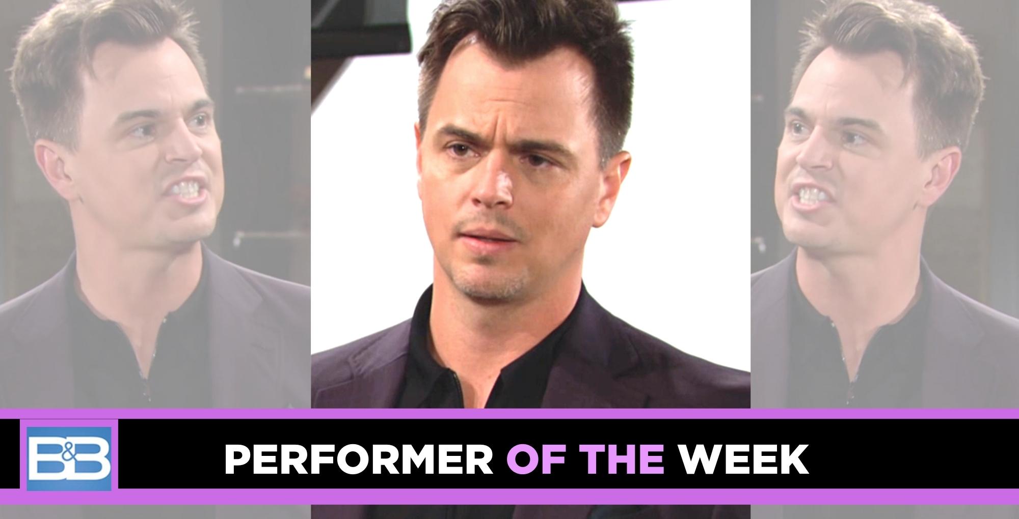 darin brooks performer of the week for b&b.