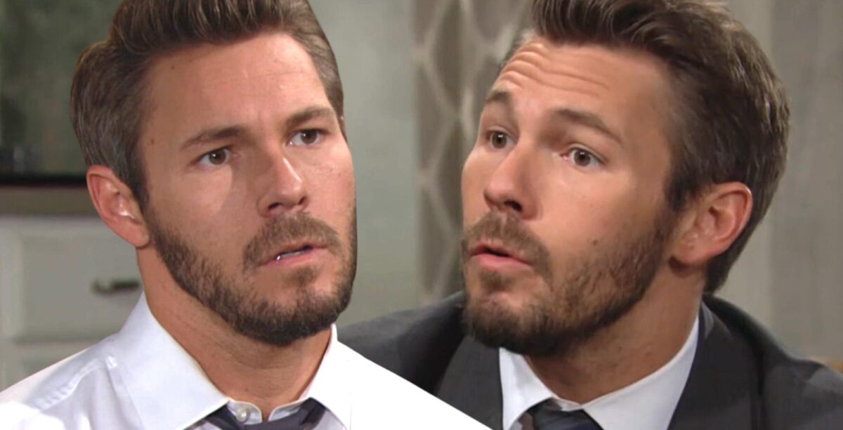 two images of liam spencer on the bold and the beautiful.