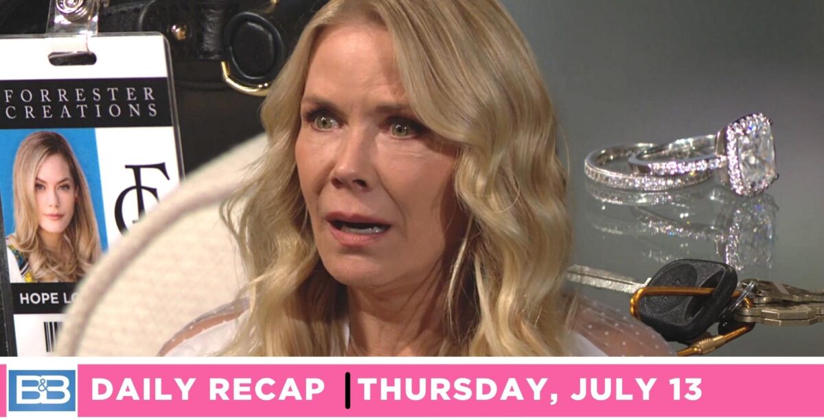 The Bold And The Beautiful Recap Detective Brooke Logan Gets A Whole Lot Of Clues
