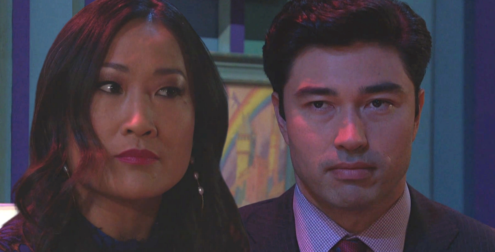 days of our lives melinda trask went on a date with li shin.