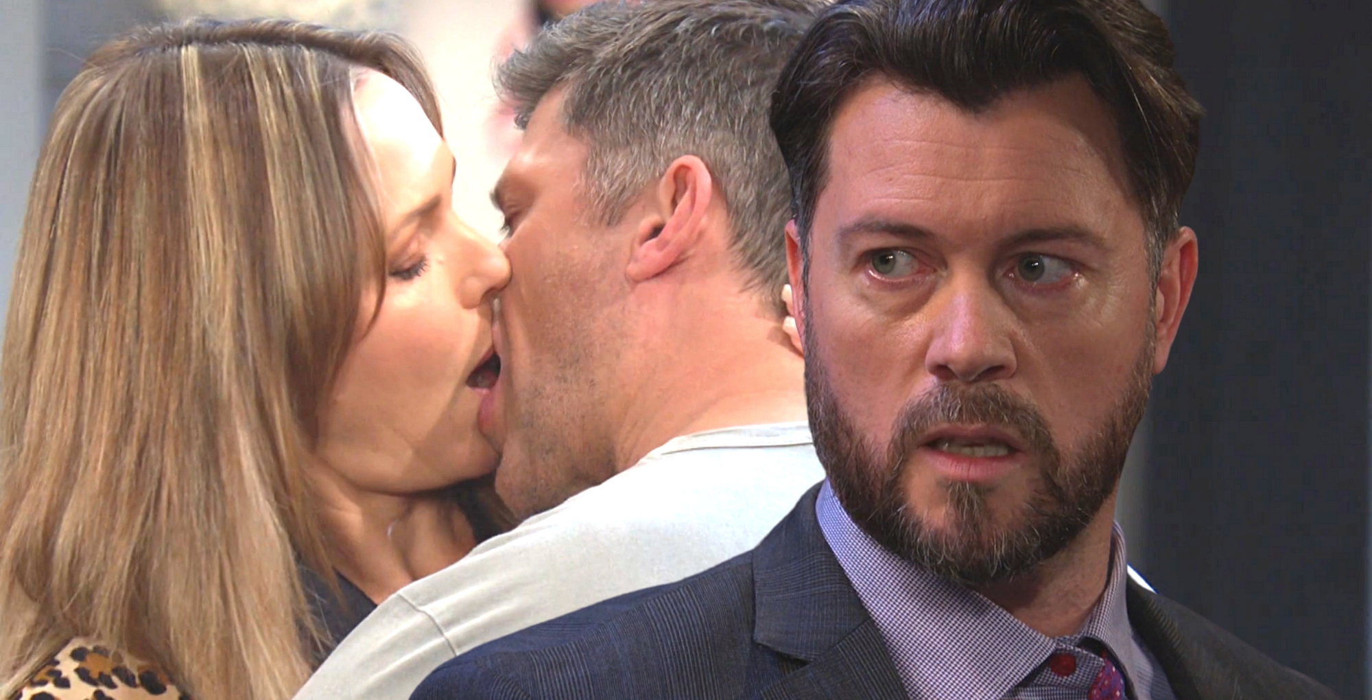 days spoilers speculation nicole kisses eric as ej looks unhappy.