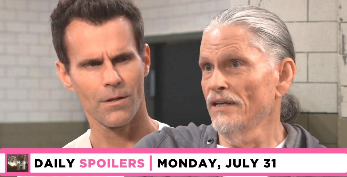 general hospital spoilers for july 31 2023 have drew and cyrus at odds.