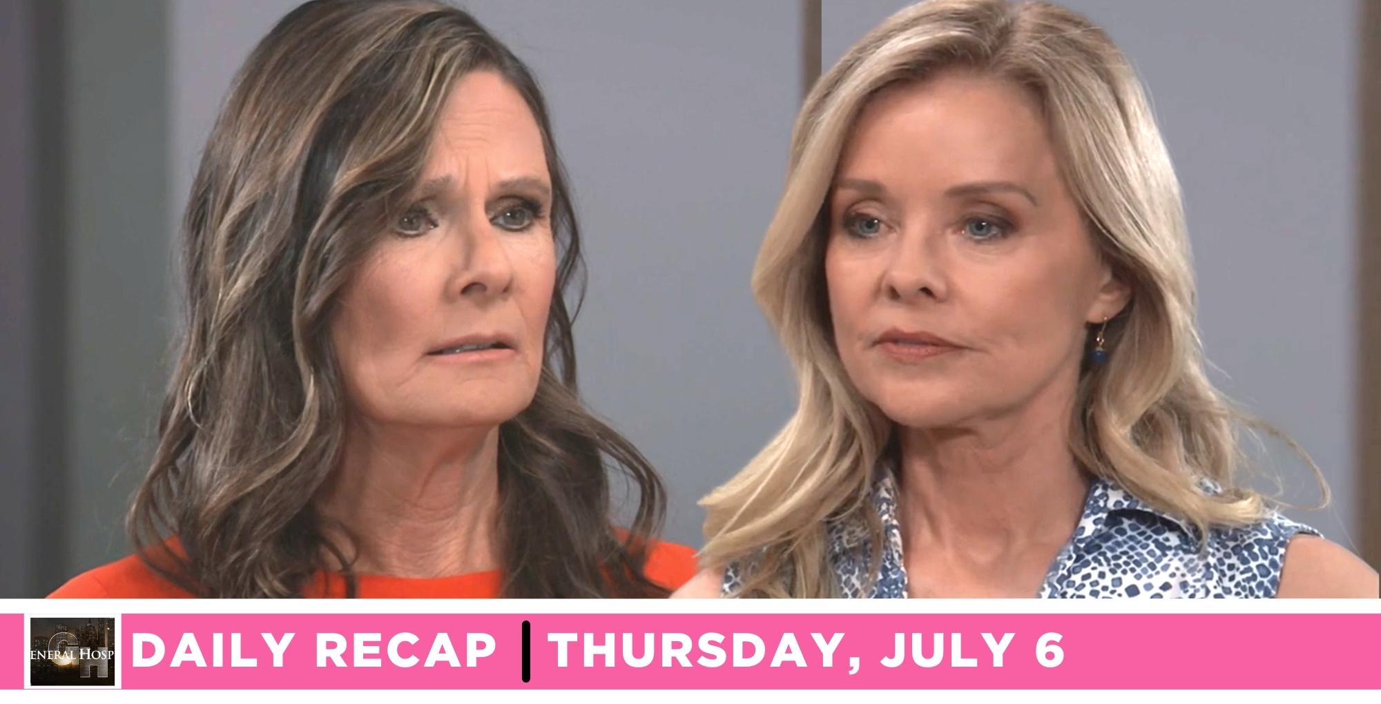 General Hospital Recap Lucy And Felicia Are Headed To Pine Valley