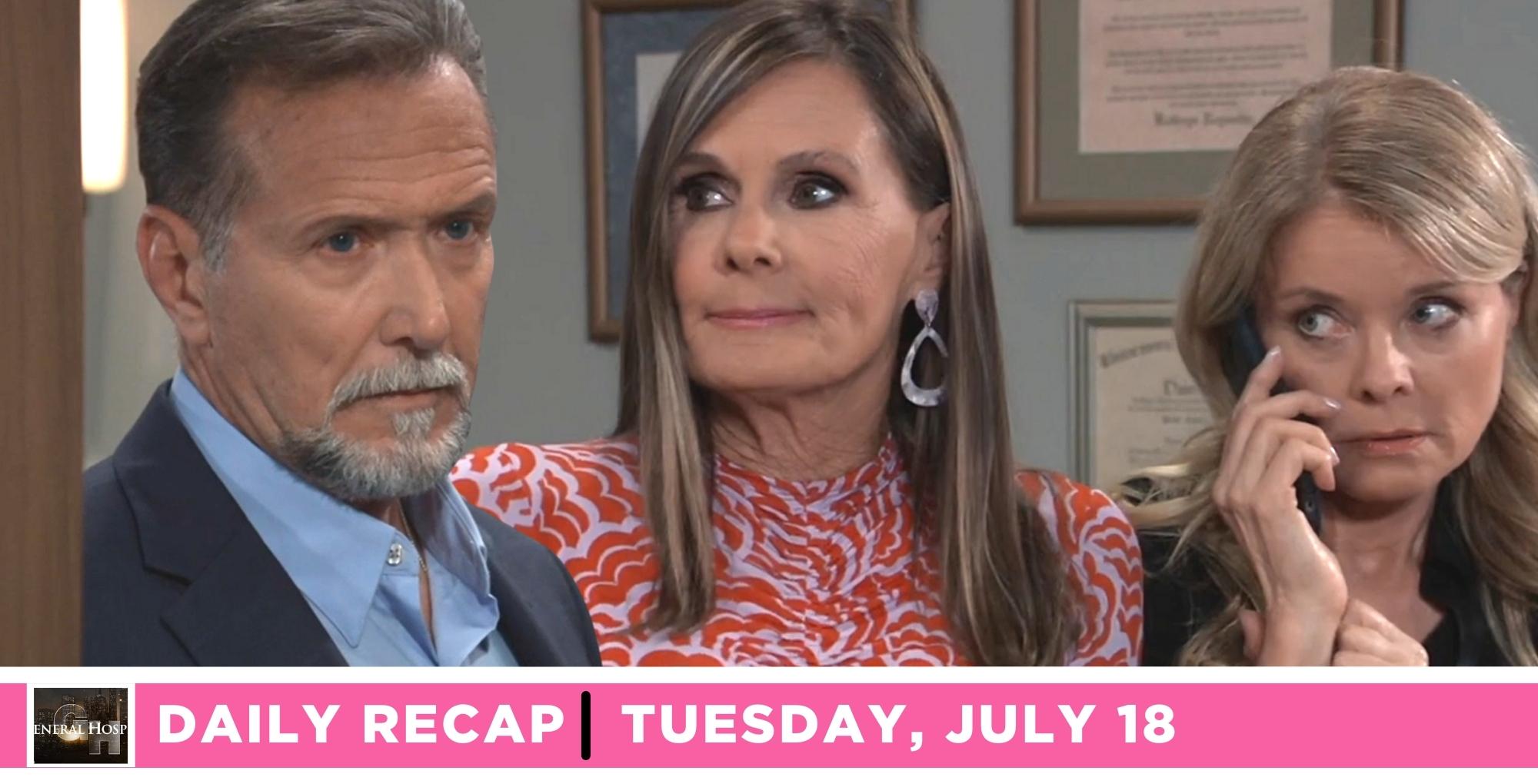 General Hospital Recap Lucy And Felicia's Pine Valley Caper Goes Awry