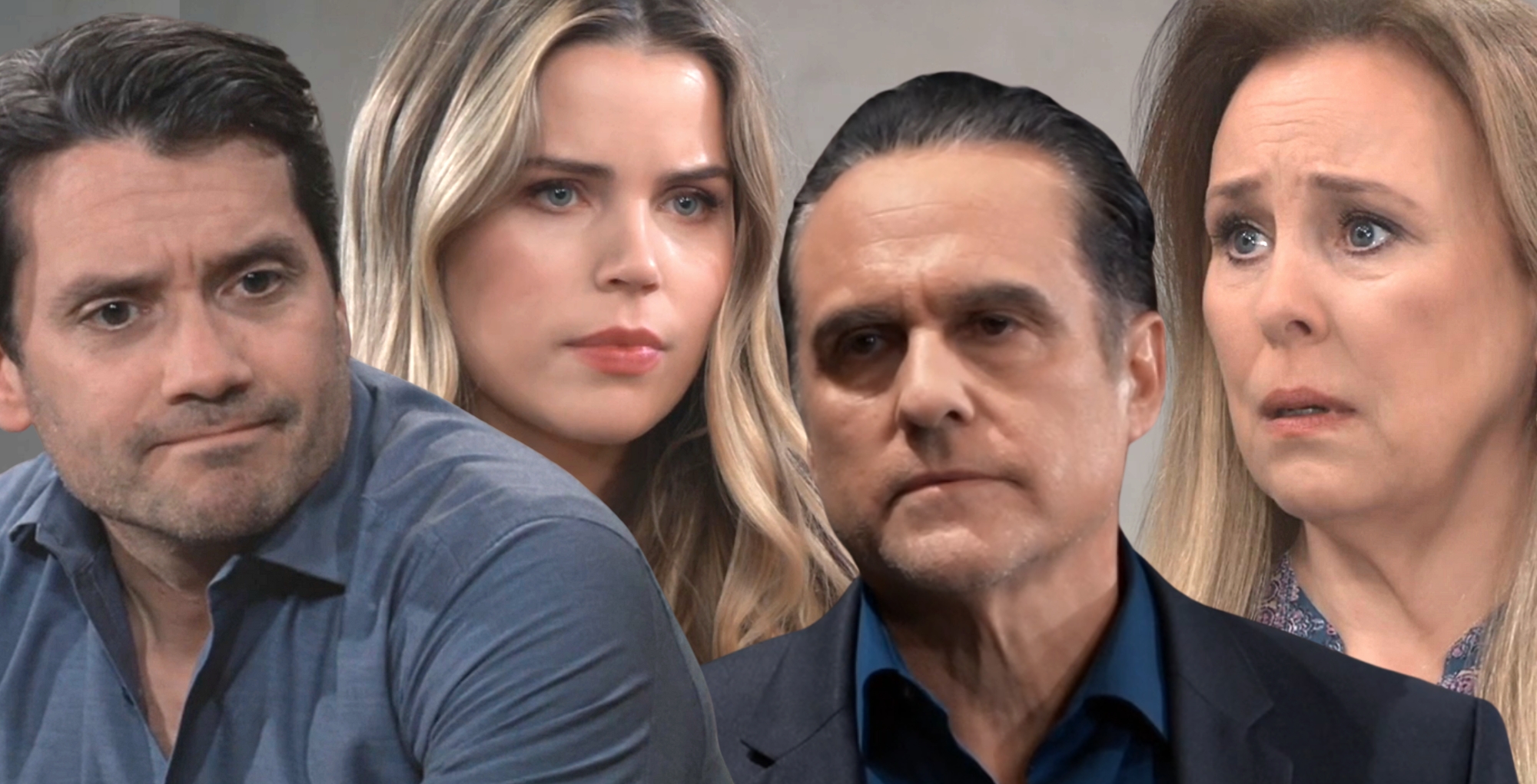 general hospital dante, sasha, sonny, and laura dealing with mental illness.