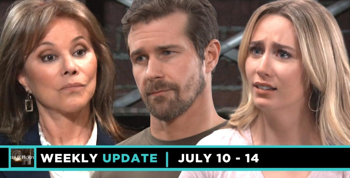 gh spoilers weekly update three images, alexis, cody, and joss.