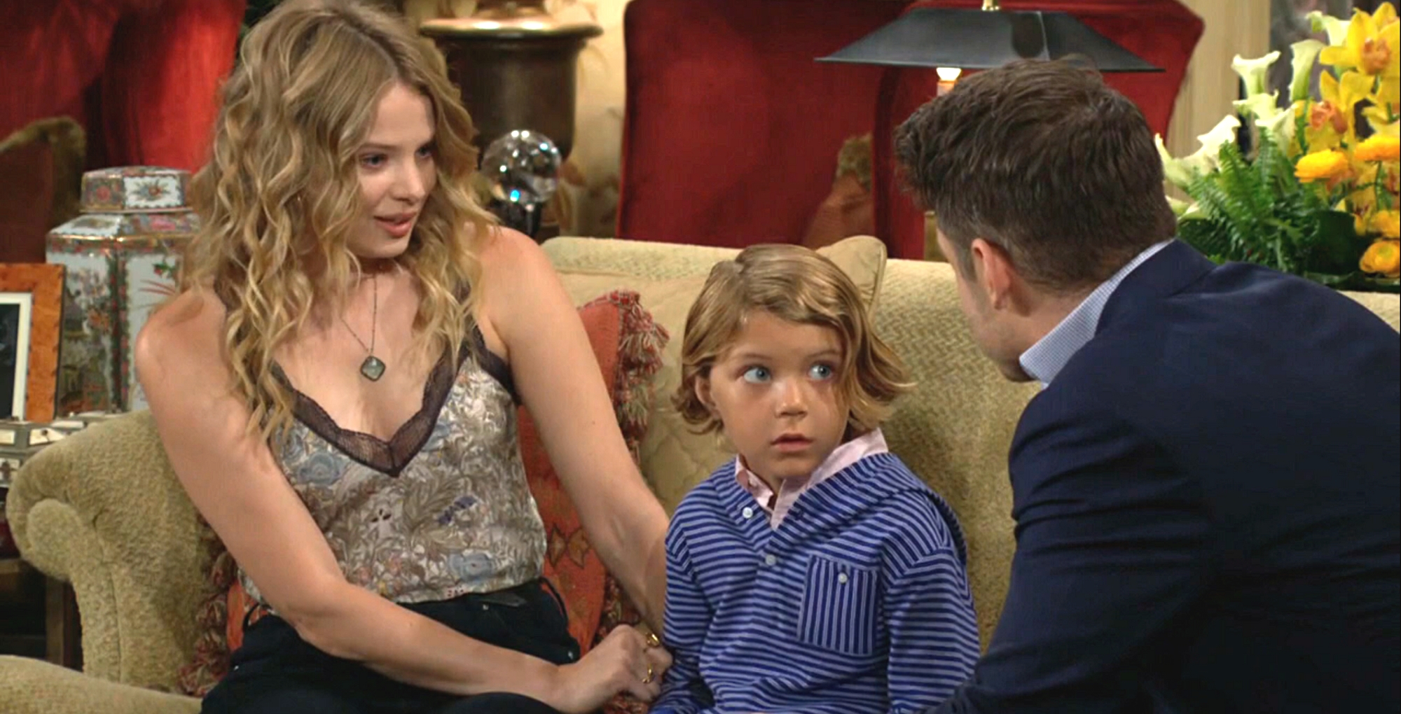the young and the restless recap for july 5, 2023, has summer and kyle telling harrison they've split.