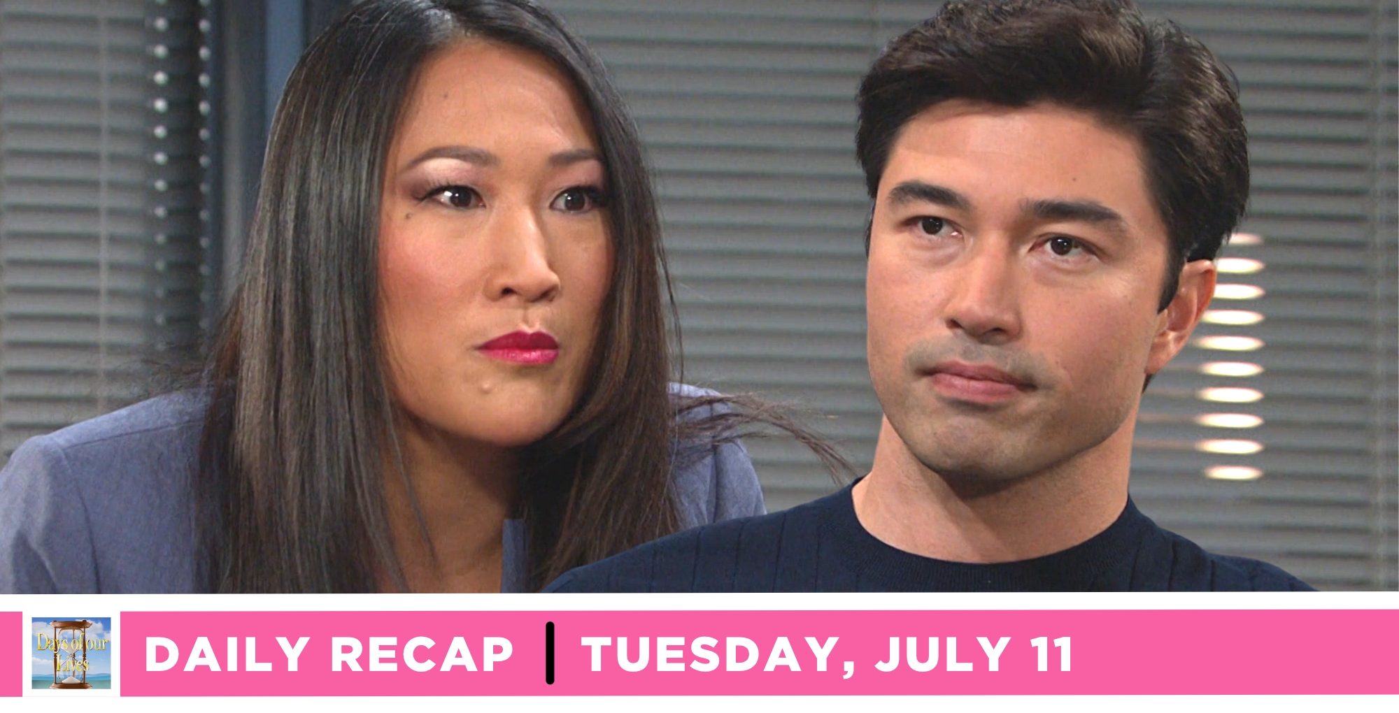 li shin mocked melinda trask on the days of our lives recap for tuesday, july 11, 2023.